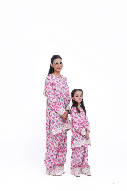 2 PIECE PRINTED LAWN SUIT KPF 3003