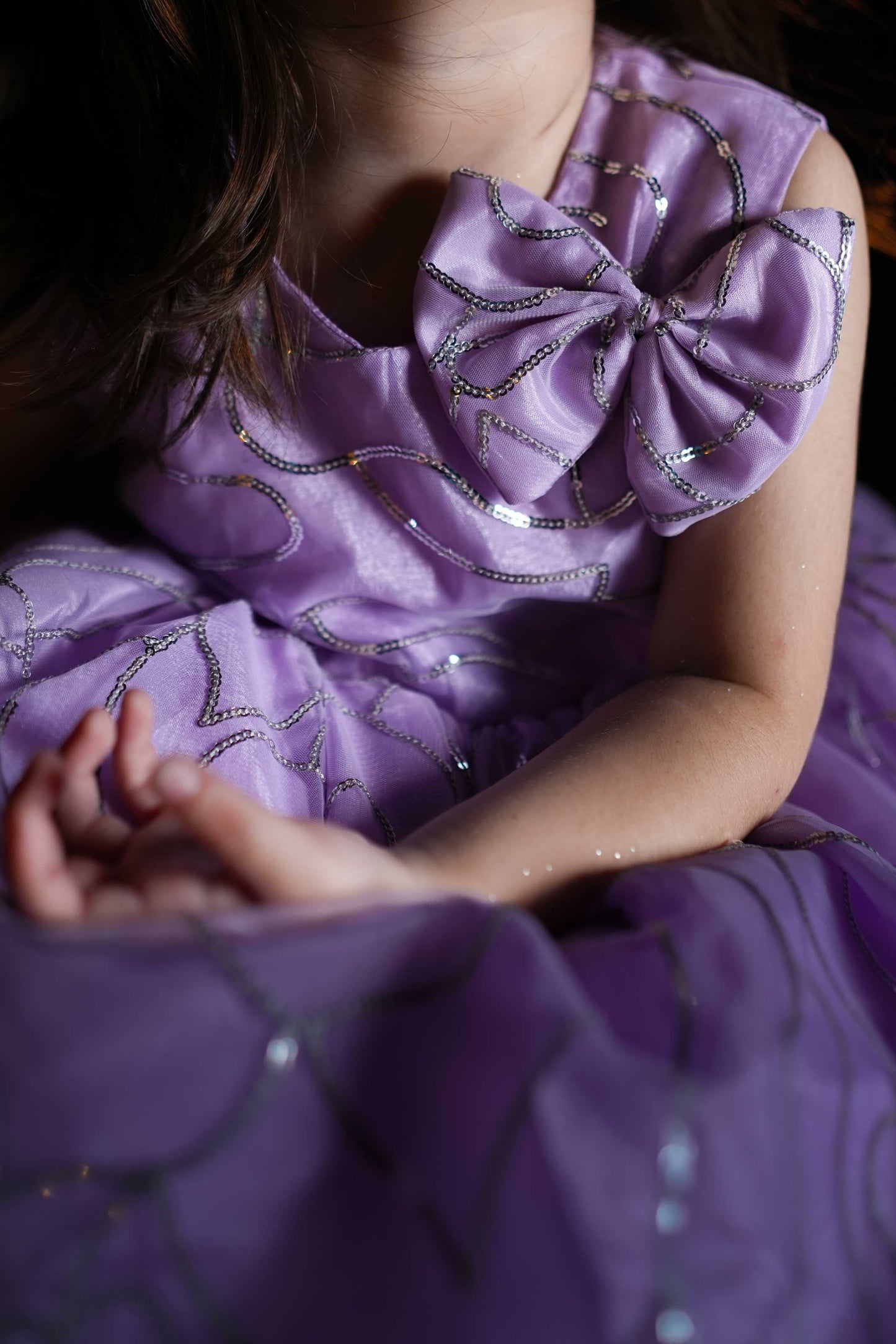 FLOWER FROCK PURPLE 4106