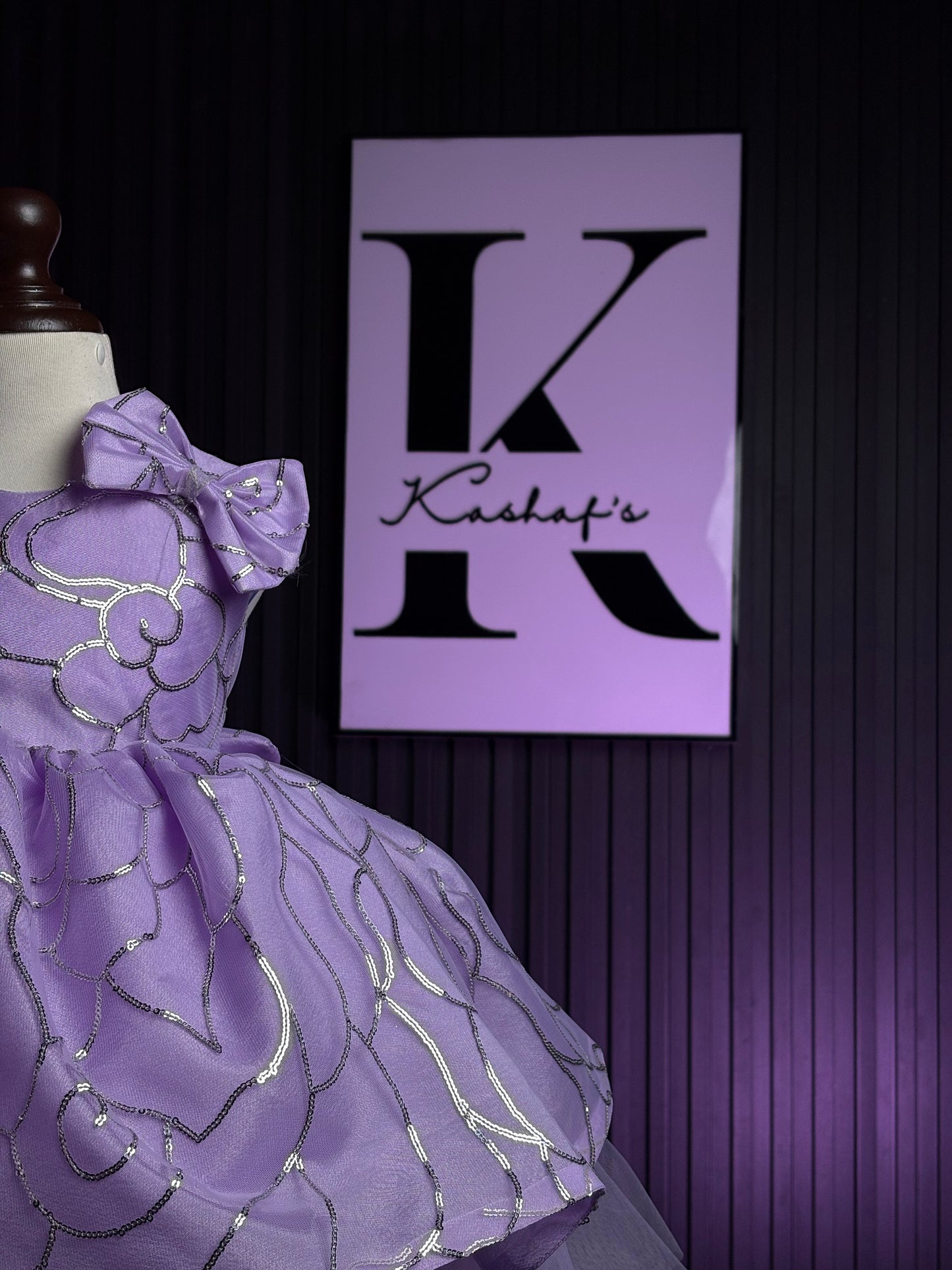 FLOWER FROCK PURPLE 4106